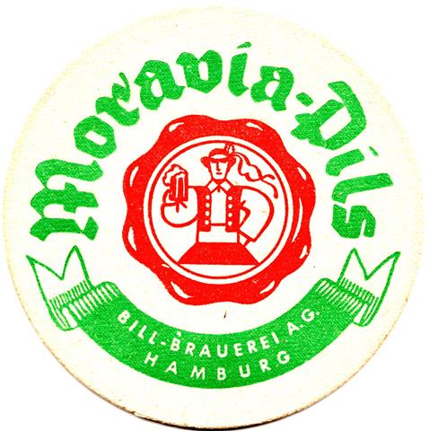 hamburg hh-hh bill moravia schiffe 1-4a (rund215-moravia pils-gr�nrot)